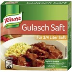 KNORR GULASCH SAFT CUBES  78  G.