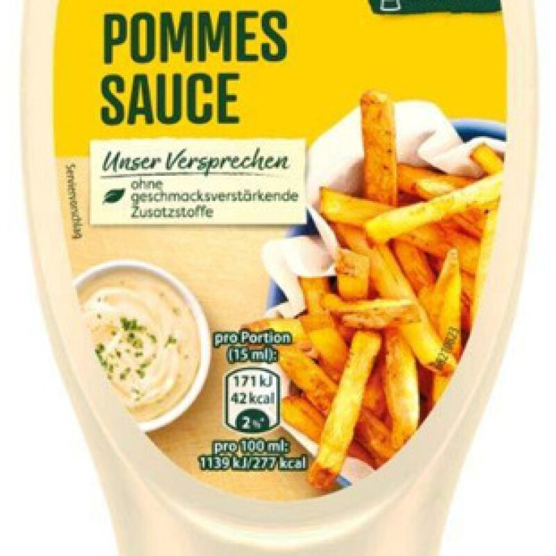 KNORR POMMES SAUCE  430  ML.  - SQUEEZE BOTTLE