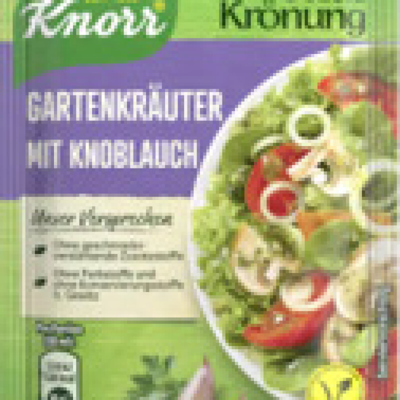 KNORR SALATKROENUNG GARTEN KRAEUTER M. KNOBLAUCH  5 PACK