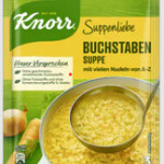 KNORR S.L. BUCHSTABEN / NOODLE ALPHABET LETTER SOUP .