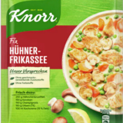 KNORR FIX HACKFLEISCH KASE SUPPE .