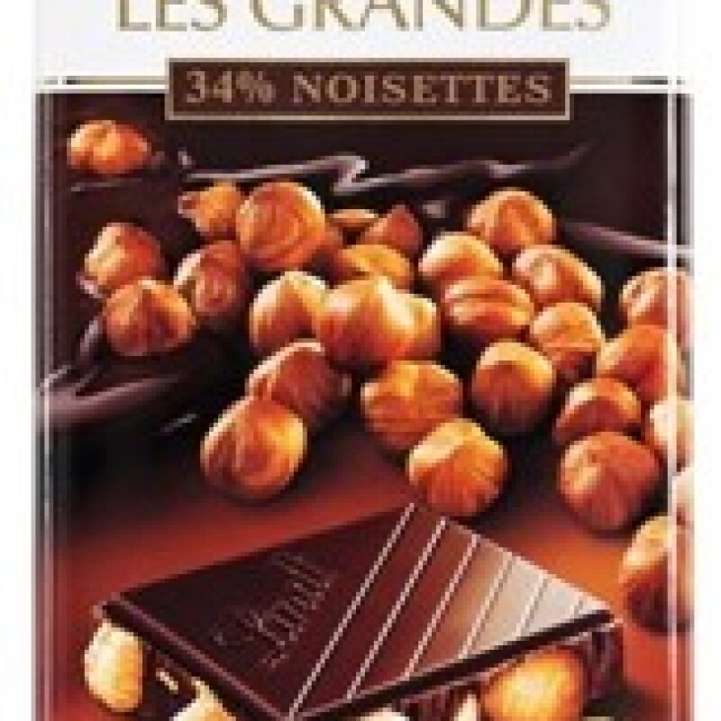 LINDT LES GRANDES MILK CHOCOLATE WITH HAZELNUTS  1150 G.