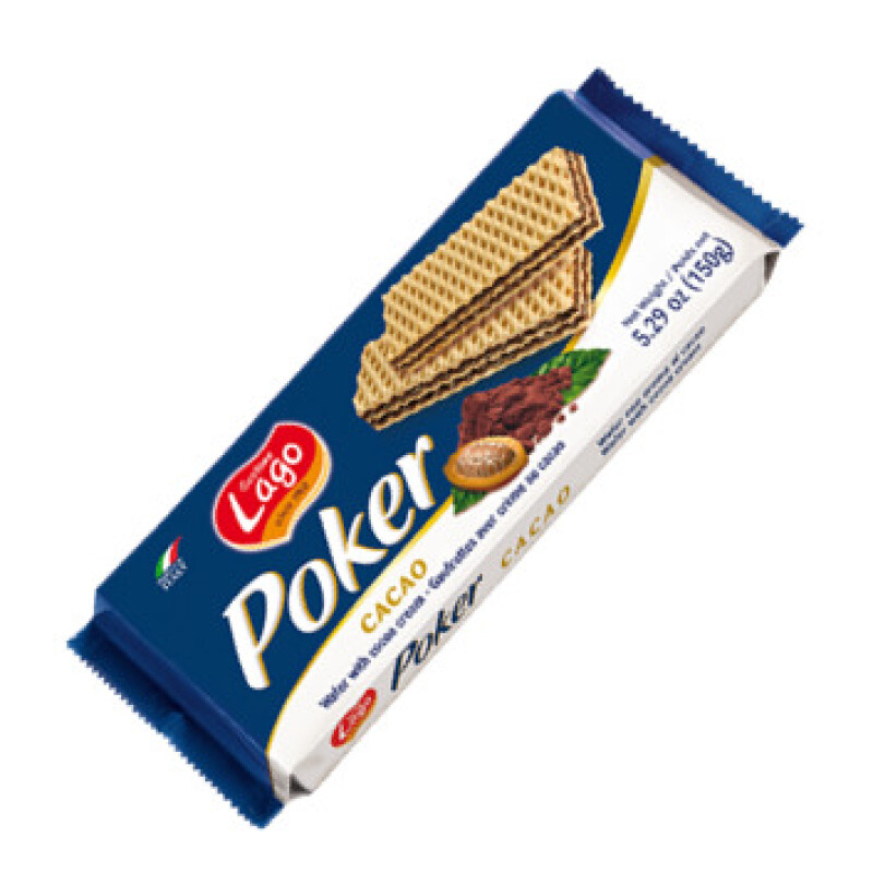 LAGO POKER WAFERS HAZELNUT 1150g