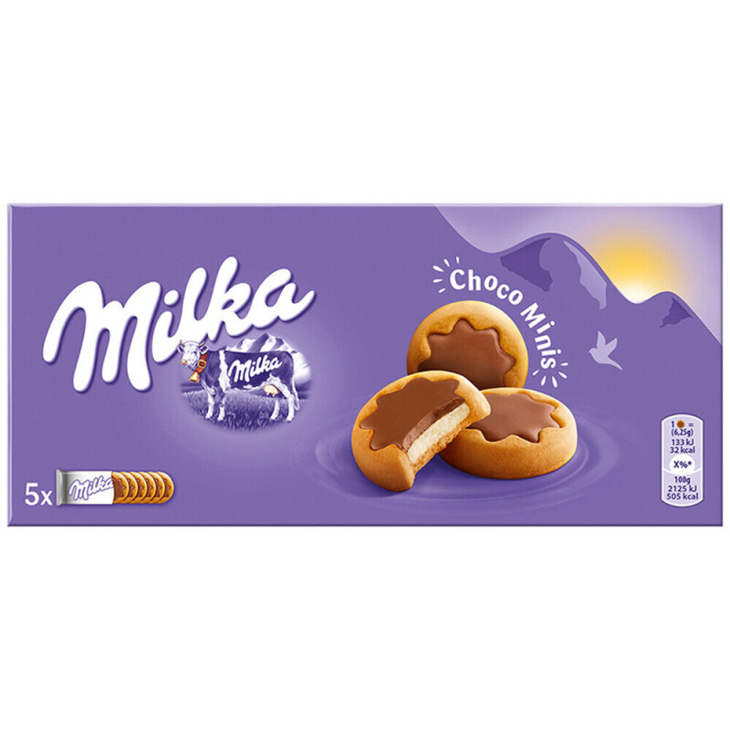 MILKA COOKIES WITH CHOCOLATE 135 G.