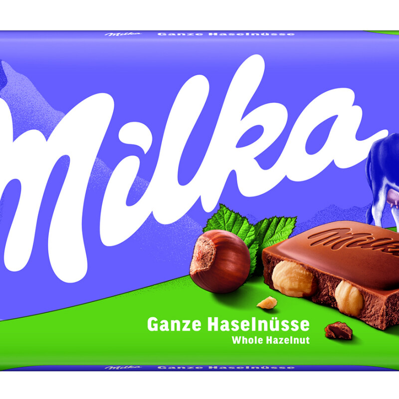 MILKA  HAZELNUTS  100 G.