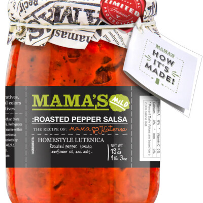 MAMA'S SALSA  HOT 550 G.