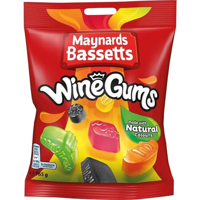 MAYNARDS BASSETTS JELLY BABIES  165 G.