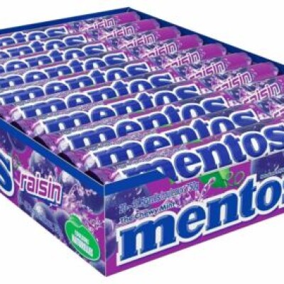 MENTOS STRAWBERRY MIX  37.5 G.