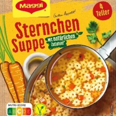 MAGGI G. A.BUCHSTABEN  ABC  TOMATEN SUPPE  10 PCS.