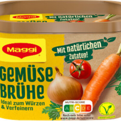 MAGGI KLARE BRUEHE / CLEAR BROTH INSTANT  7 L. / 10 PCS.  - GLASS