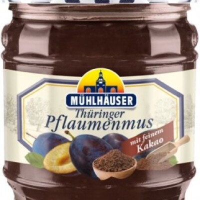 MUEHLHAEUSER PFLAUMENMUS ORIG THUERINGER MIT CRANBERRY 450g