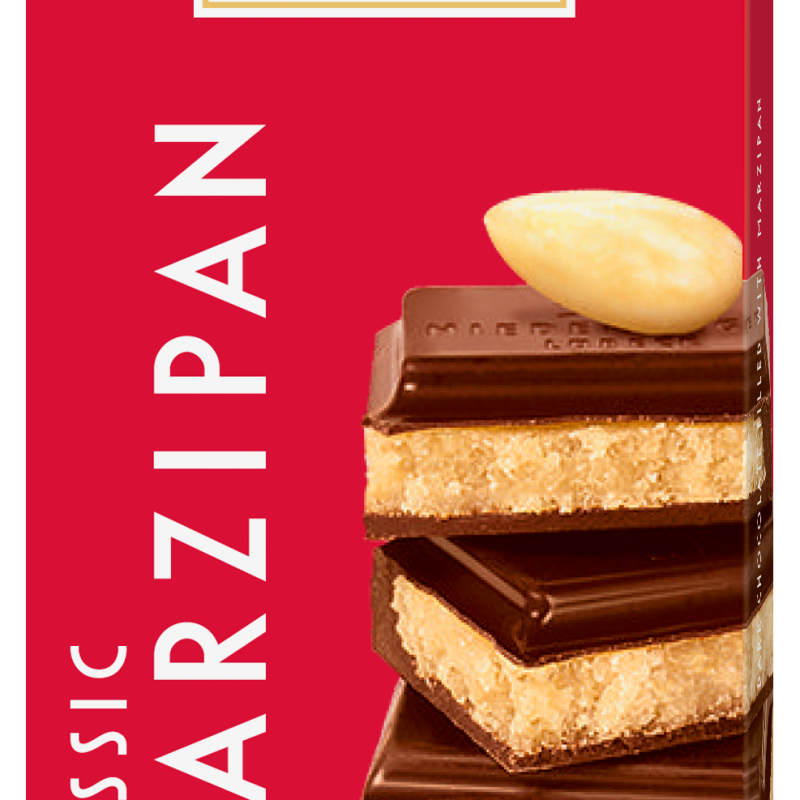 NIEDEREGGER MILK CHOCOLATE MARZIPAN BAR  3.8 oz.