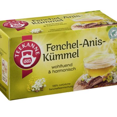 TEEKANNE CHAMOMILE-FENNEL  TEA 20 CT.