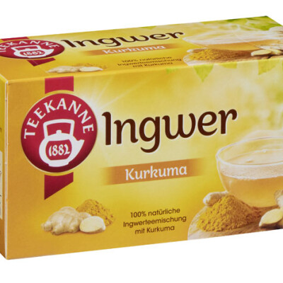 TEEKANNE MINZE INGWER TEA  18 CT.