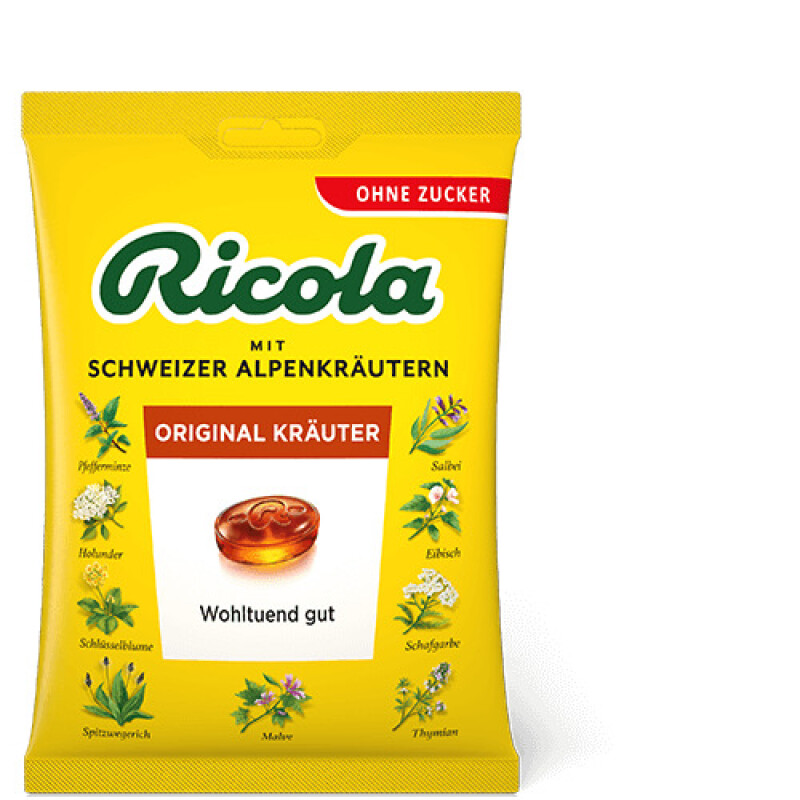 RICOLA ZITRONENMELISSE - SUGARFREE 175g