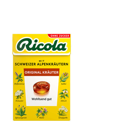 RICOLA ZITRONENMELISSE - SUGARFREE BOX 50g