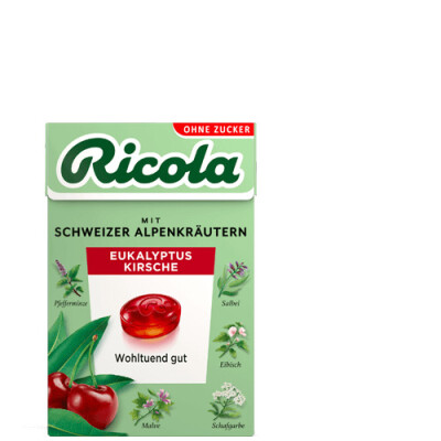 RICOLA HIMBEERE MELISSE - SUGARFREE BOX 50g