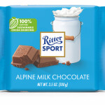 RITTER SPORT DARK CHOCOLATE 50% COCOA  100 G.