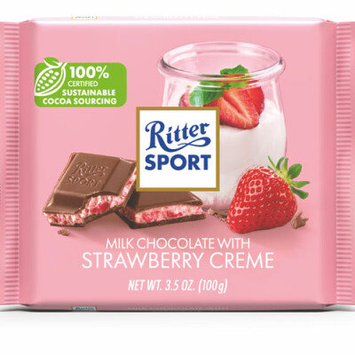 RITTER SPORT DARK MARZIPAN  100 G.