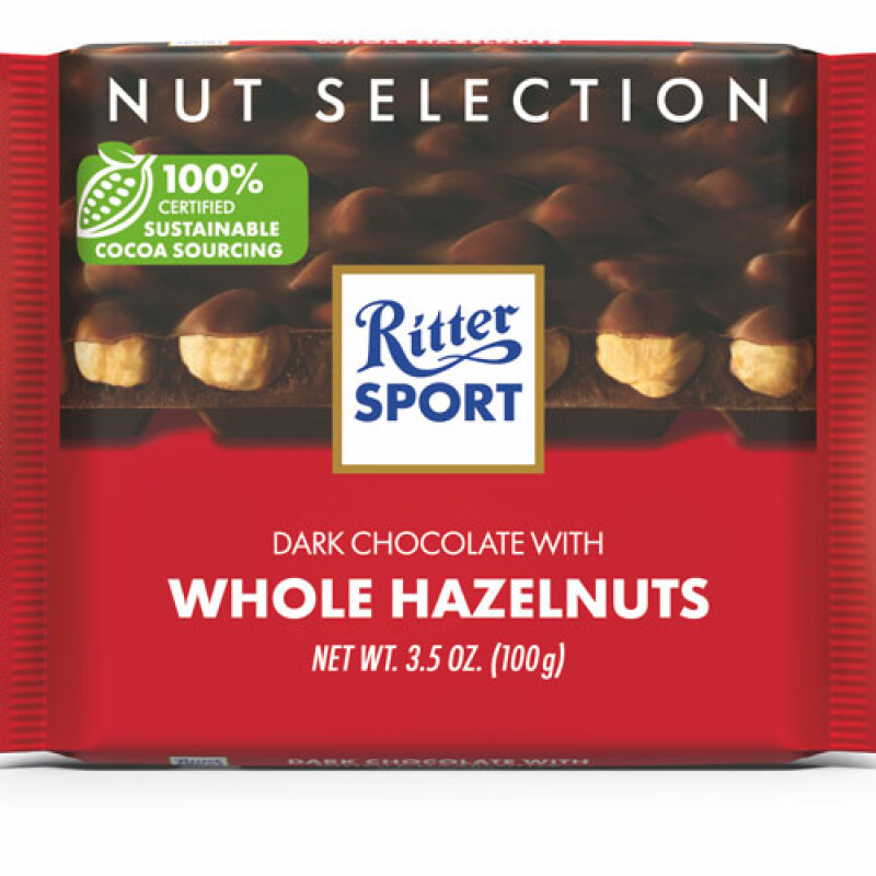 RITTER SPORT MILK WHOLE ALMONDS  100 G.