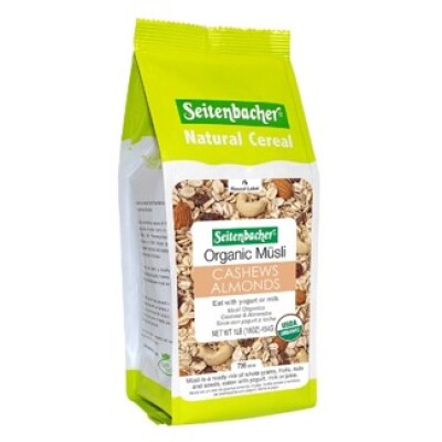 SEITENBACHER MUESLI GLUTEN FREE CRANBERRY 375 G.