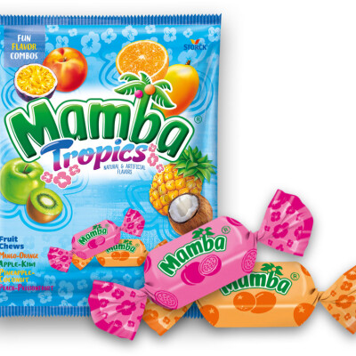 MAMBA FRUIT STRIPS PEG BAG  6.3 oz.