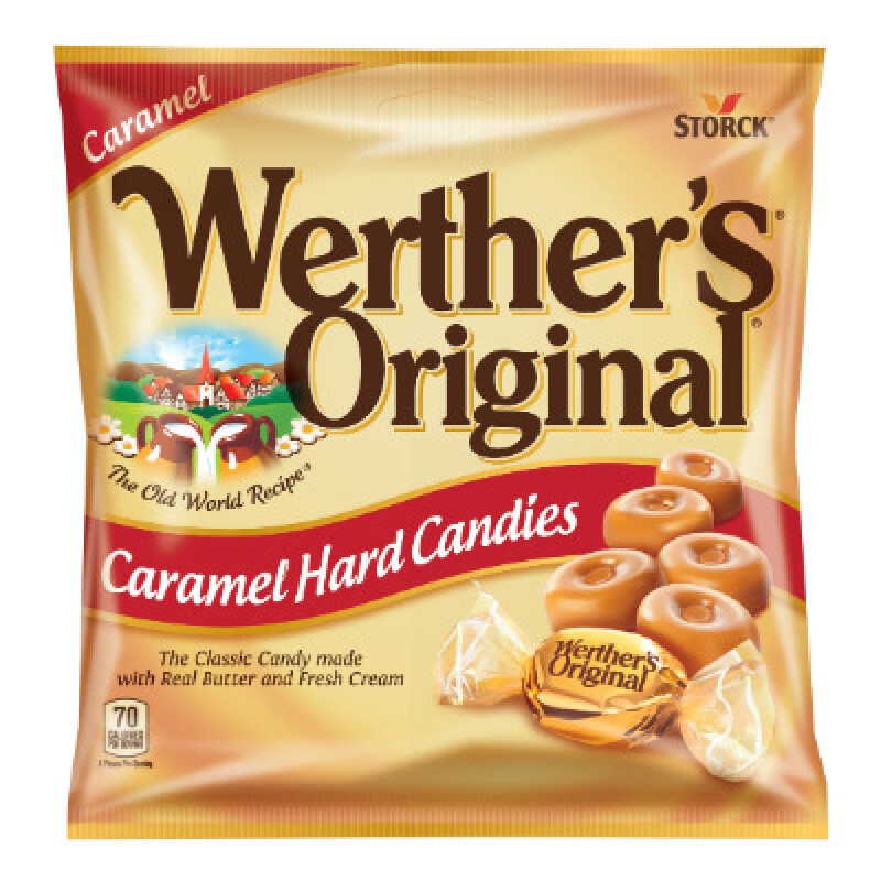 WERTHER'S ORIGINAL HARD COFFEE CANDIES  2.65 oz.