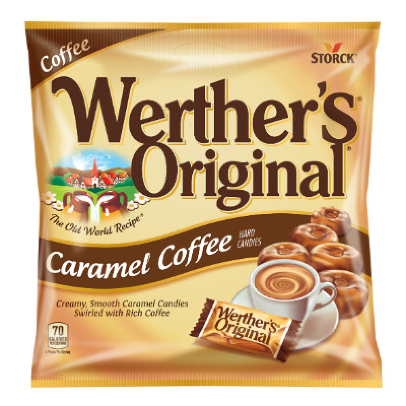 WERTHER'S ORIGINAL CREAMY CARAMEL FILLED HARD CANDIES  2.65 oz.