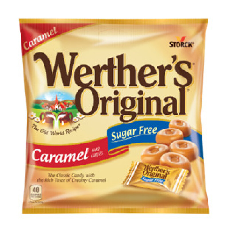 WERTHER'S SUGAR FREE ORIGINAL COFFEE HARD CANDIES 1.46 oz.