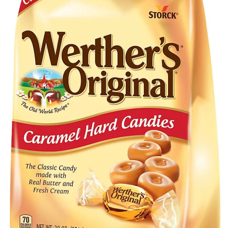 WERTHER'S ORIGINAL CREAMY CARAMEL FILLED HARD CANDIES27 oz.