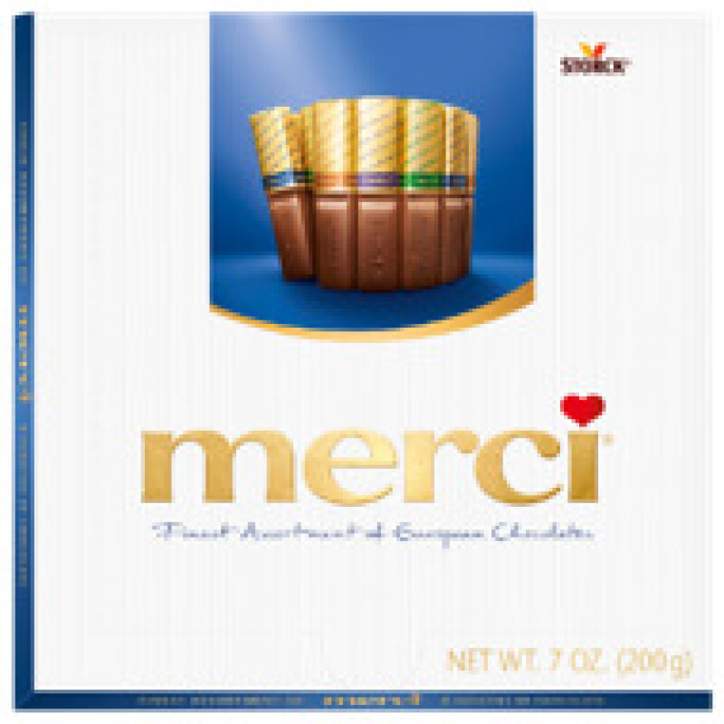 MERCI MOUSSE CHOCOLATE VARIETY BOX WITH TRAY  5.8 oz.