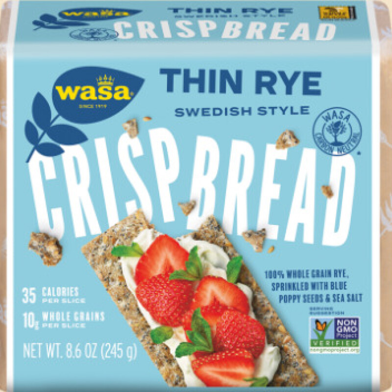 WASA  LIGHT RYE CRISPBREAD  270 G.