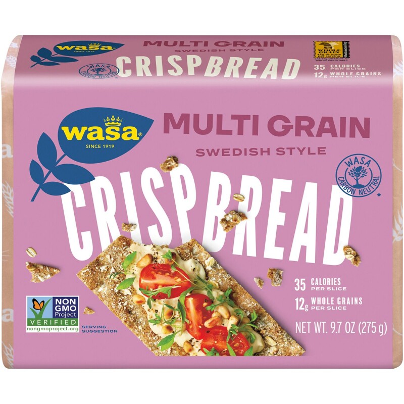 WASA  WHOLE GRAIN CRISPBREAD  260 G.