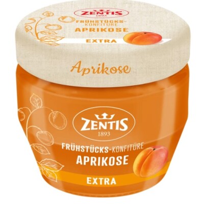 ZENTIS KONFITUERE EXTRA SCHWARZKIRSCHE 230 G.