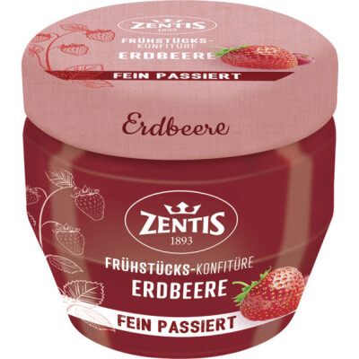 ZENTIS KONFITUERE FEIN PASSIERT HIMBEERE 230 G.