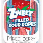 ZWEET SOUR ROPES RAINBOW 10 Oz