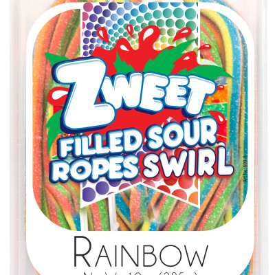 ZWEET SOUR SPAGHETTI RAINBOW 10 Oz