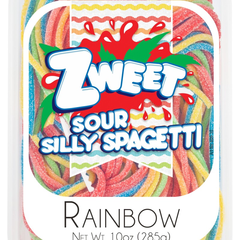 ZWEET SOUR BELTS RAINBOW 10 Oz