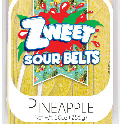 ZWEET INSANELY SOUR BELTS RAINBOW 10 Oz