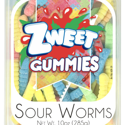 ZWEET SOUR GUMMY BEARS 10 Oz