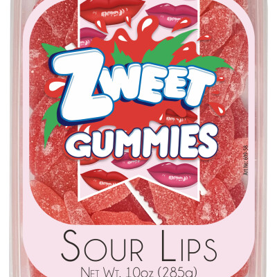 ZWEET SOUR GUMMY CHERRIES 10 Oz